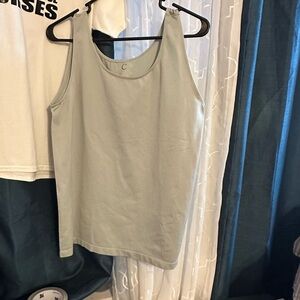 Choices Women's Light sage Green Tank Top